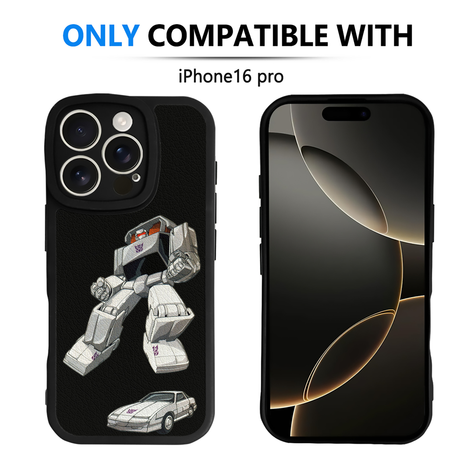 （画像用）  【iPhone 16シリーズ対応】シリコンスマホケース（レザー調） 材質：シリコン